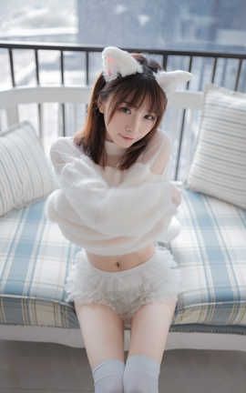 Kitaro绮太郎-白喵女友_丽丝库