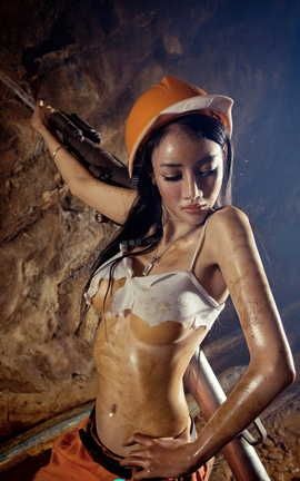 爱露出全站付费资源-户外人前 jessie《矿工》_丽丝库