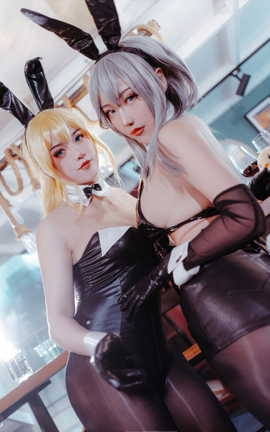 刺青Poi 碧蓝航线 北卡罗来纳+华盛顿 兔女郎 (&amp;隼隼子)