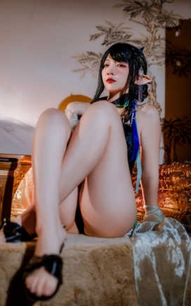 二佐Nisa 泰拉夏日纪事 方舟夜半泳装_丽丝库