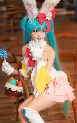 Kitaro_绮太郎 初音未来Miku 05 兔子 初音兔女郎&夏日祭_丽丝库