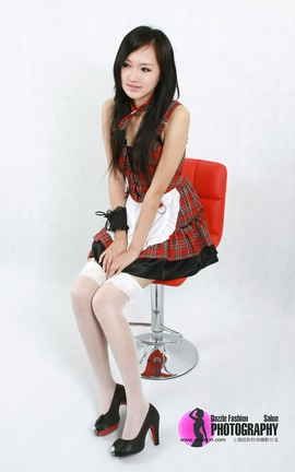 上海炫彩丝袜写真 No.245  君君_可爱奴仆_丽丝库