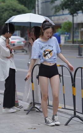 精选街拍作品 NO.1095 kaine模拍作品 攀岩的热裤美女 part2_丽丝库