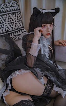 起司块wii-NO.003 黑色透明女仆_丽丝库