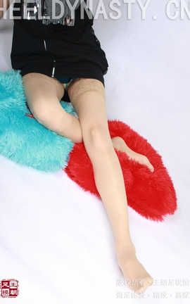 王朝贵足 No.328 布丁黑色连身短裙肉色吊带丝袜俏皮系列B_丽丝库