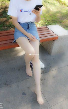 丝意写真摄影SIEE No.181  姗姗～牛仔裙配肉丝袜_丽丝库