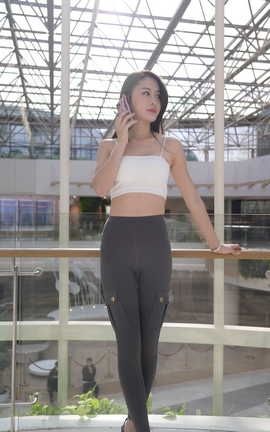 精选街拍作品 NO.0788 程生街拍 高跟长腿美女 part5_丽丝库