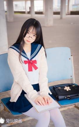 兔玩映画 B97.002 白丝眼镜娘_丽丝库