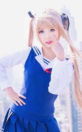 兔玩网二次元福利-面饼仙儿的双马尾COS_丽丝库