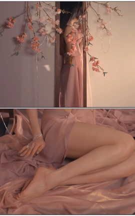 秋和柯基 - 粉 桃花神#1[2560X1440][2分8秒]_丽丝库