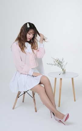 奈丝写真 NO.071 高高-粉色JK制服_丽丝库