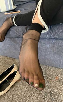 丝足博主changeable丸 V007 黑短丝_丽丝库