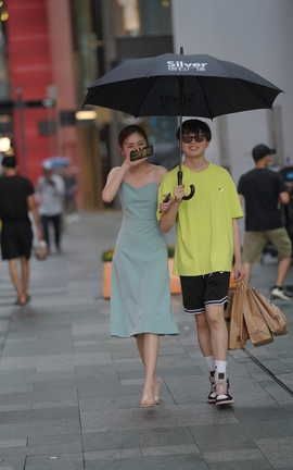 精选街拍作品 NO.1571 长裙小姐姐 part2_丽丝库