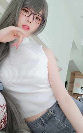 眼酱大魔王w 白色无袖_丽丝库