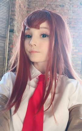 俄罗斯绝美coser RocksyLight Selfie Kurisu_丽丝库