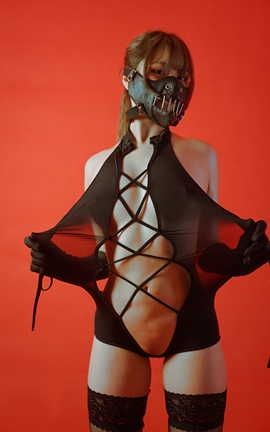 七月喵子 被捆的忍者_丽丝库