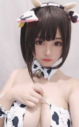蜜汁猫裘-NO.025 小奶牛自拍版女仆_丽丝库
