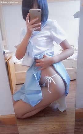 一只肉酱阿-浅蓝JK_丽丝库