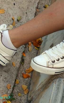 站前女神 恋足美腿棉袜女神级摄影套图 026_丽丝库