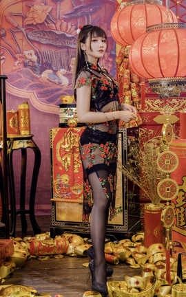 台湾网美 Wangmei 喬喬兒性感新年#0298_丽丝库