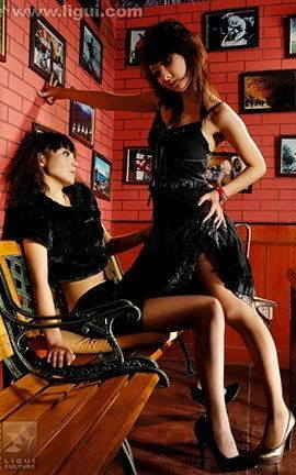 丽柜LiGui写真 2009.02.03 在灯红酒绿中窥视丝袜丽影MODEL 咪惠美 kelly