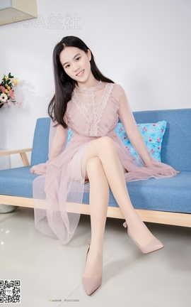 丝社SSA NO.114 慧慧 腿模慧慧笑容治愈系套少女粉_丽丝库