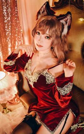 ElyEE子 Sleepy Velvet Red_丽丝库