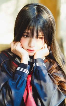 桜桃喵-（小少女）黑色水手服_丽丝库