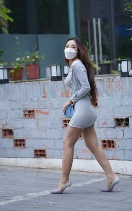 精选街拍作品 NO.0690 牛男街拍 丰韵包臀裙美女 part5_丽丝库