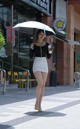 精选街拍作品 NO.0887 红石摄影作品 白裙女子 part2_丽丝库