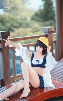 兔玩映画 夏日泳装 Vol.041 小黄帽_丽丝库