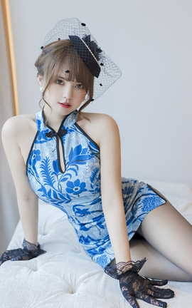 张思允Nice 内购无水印 青瓷旗袍_丽丝库