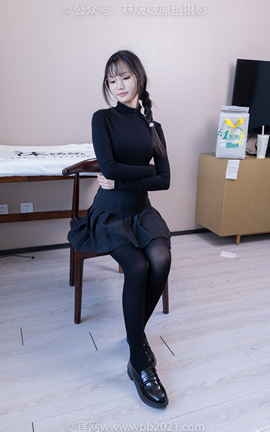 袜啵啵BoBoSocks NO.523 甜甜圈-皮鞋、厚黑丝_丽丝库