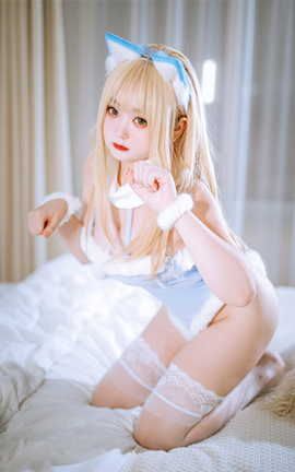 恩田直幸-蓝色连体猫猫_丽丝库