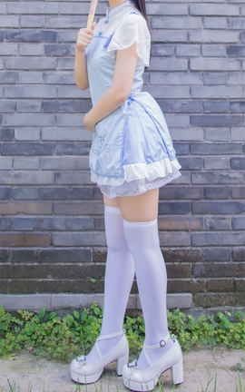 兔玩网二次元福利-白丝旗袍