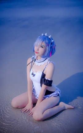 二佐Nisa-雷姆 泳衣2_丽丝库