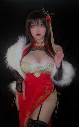 椒尼佐仁 白旗袍_丽丝库