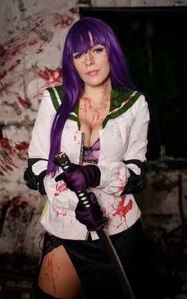 Katyuska Moonfox-Saeko Busujima (HSotD)_丽丝库