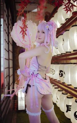 星之迟迟-花与旗袍-粉_丽丝库