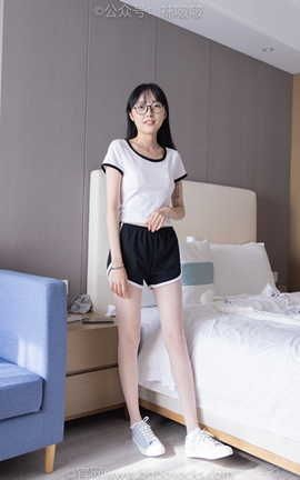 袜啵啵BoBoSocks NO.037 稚予-帆布鞋短白棉袜白丝_丽丝库