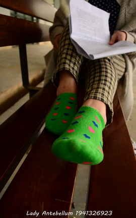 站前女神 恋足美腿棉袜女神级摄影套图 030_丽丝库