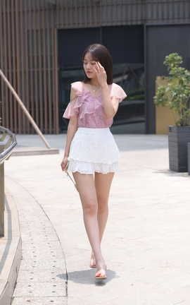 精选街拍作品 NO.1021 魂魂摄影作品 白百褶裙美女 part2_丽丝库