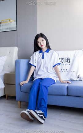 袜啵啵BoBoSocks NO.039 小奶熊-校服vans帆布鞋短白棉袜裸足_丽丝库