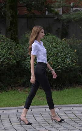 精选街拍作品 NO.1393 一只麋鹿摄影作品 黑色西裤美女 part2_丽丝库