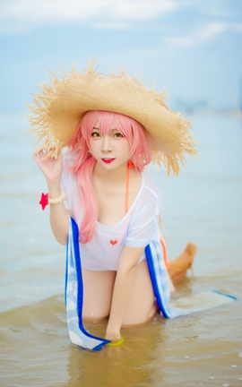 二佐Nisa – 玉藻前泳装_丽丝库