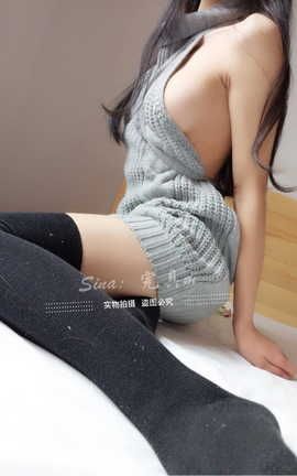 完具少女w-18.18 毛衣过膝袜_丽丝库