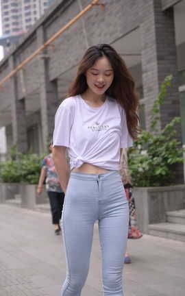 精选街拍作品 NO.1041 魂魂模拍作品 又遇一字马 part8_丽丝库