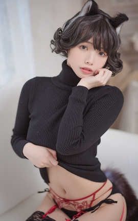 雯妹不讲道理-黑猫内衣_丽丝库