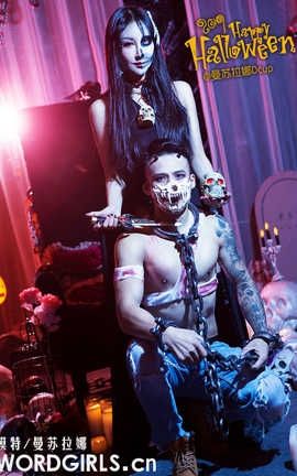 头条女神Toutiaogirls 2019.10.31 万圣节女巫COS 曼苏拉娜_丽丝库