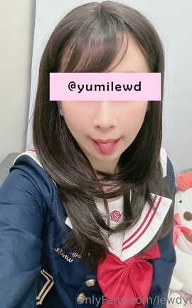 甄选系列 小母狗優咪(@lewdyumi)  绀色水手服_丽丝库